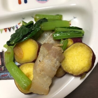 子どもも主人も気に入って食べてくれました！小松菜が美味しく感じました！